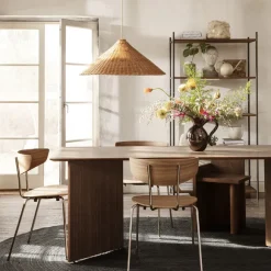 Abat-Jour Dou Rotin - O 68 Cm - Naturel