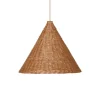 Abat-Jour Suspension Dou Rotin - O 45 Cm - Naturel