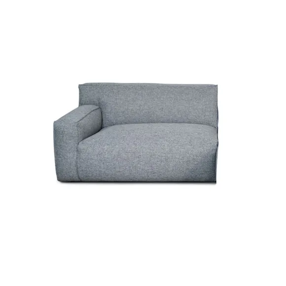 Accoudoir Gauche Clay - 1,5 Places - Polvere 90 Gris