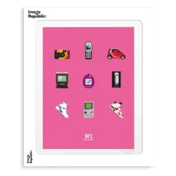 Affiche Le Duo Annees 90 - 30 X 40 Cm