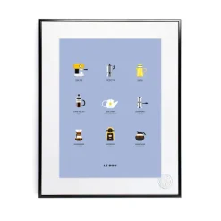 Affiche Le Duo Cafe - 40 X 50 Cm