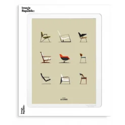 Affiche Le Duo Chaises - 30 X 40 Cm