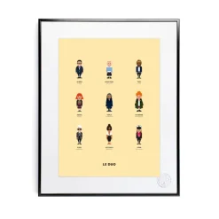 Affiche Le Duo Createurs - 40 X 50 Cm