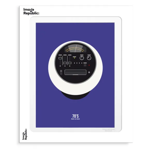 Affiche Le Duo 70'S Weltron - 40 X 50 Cm