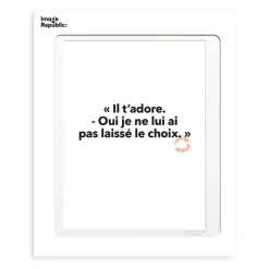 Affiche Loic Prigent Il T'Adore - 30 X 40 Cm