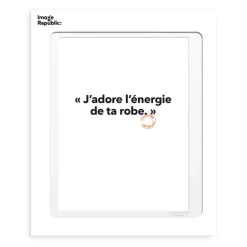 Affiche Loic Prigent J'Adore L'Energie - 30 X 40 Cm