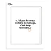 Affiche Loic Prigent J'Ai Pas Le Temps - 30 X 40 Cm