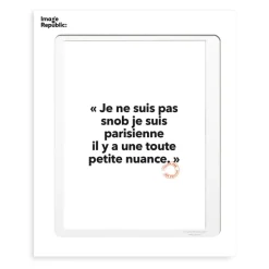 Affiche Loic Prigent Je Ne Suis Pas Snob - 30 X 40 Cm
