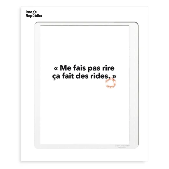 Affiche Loic Prigent Me Fais Pas Rire - 30 X 40 Cm