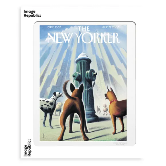 Affiche The Newyorker Drooker Dog'S Eye View 27 Juin 2005 - 30 X 40 Cm