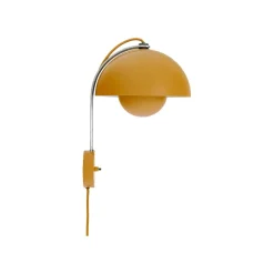 Applique Murale Flowerpot Vp8 H 35,5Cm - Moutarde