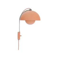 Applique Murale Flowerpot Vp8 H 35,5Cm - Rouge Beige