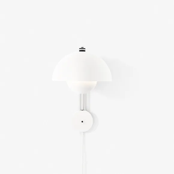 Applique Murale Flowerpot Vp8 H 35,5Cm - Blanc Mat