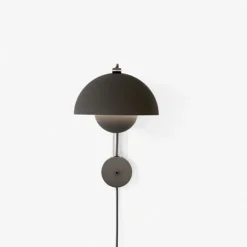 Applique Murale Flowerpot Vp8 H 35,5Cm - Noir Mat