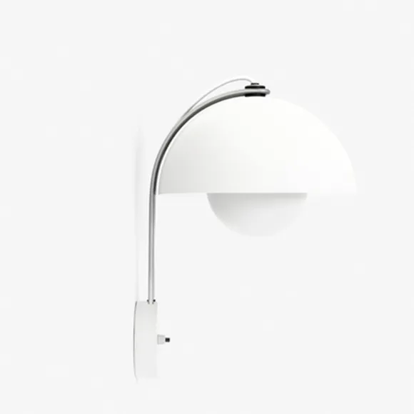 Applique Murale Flowerpot Vp8 H 35,5Cm - Blanc Mat