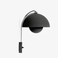 Applique Murale Flowerpot Vp8 H 35,5Cm - Noir Mat