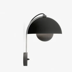 Applique Murale Flowerpot Vp8 H 35,5Cm - Noir Mat