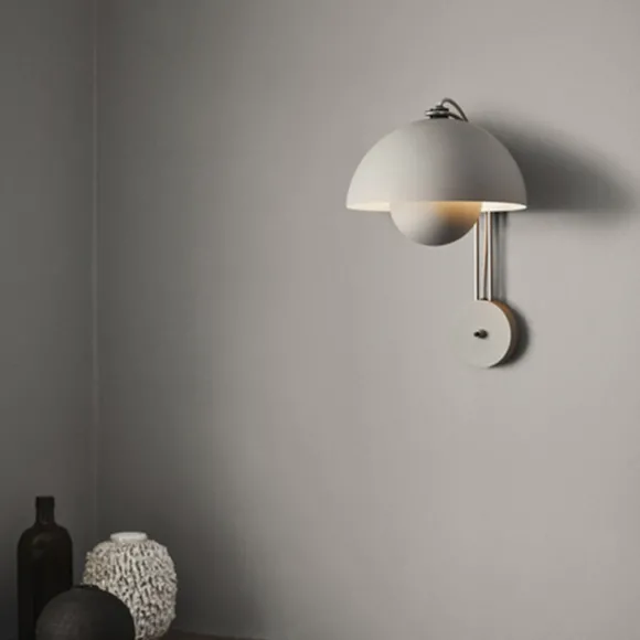 Applique Murale Flowerpot Vp8 H 35,5Cm - Blanc Mat