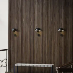 Applique Murale Flowerpot Vp8 H 35,5Cm - Noir Mat