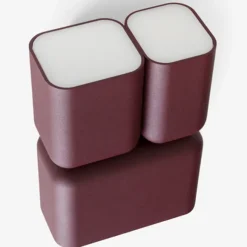 Applique Murale Tabata Ln10 H 21Cm - Bourgogne Fonce