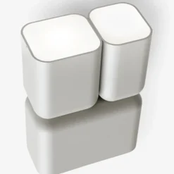 Applique Murale Tabata Ln10 H 21Cm - Gris Soie