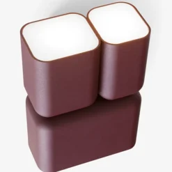 Applique Murale Tabata Ln10 H 21Cm - Bourgogne Fonce