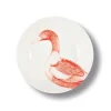 Assiette Creuse Canard En Porcelaine - O 20 Cm