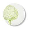 Assiette Plate Artichaut En Porcelaine - O 27 Cm