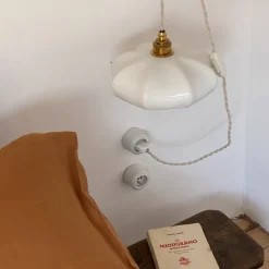 Baladeuse Maria En Porcelaine Emaillee - O 24 Cm