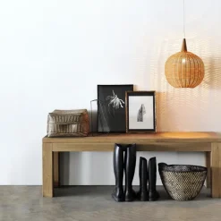 Banc Straight En Chene - L 140 Cm