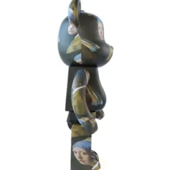 Bearbrick 1000% Johannes Vermeer - La Jeune Fille A La Perle - 72 Cm
