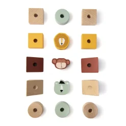 Blocs D'Animaux A Empiler En Bois