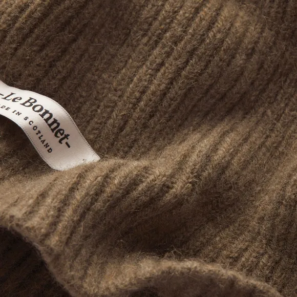 Bonnet En Laine Caregora - Marron Walnut