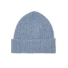 Bonnet En Laine Melangee - Denim