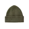 Bonnet En Laine Melangee - Kaki