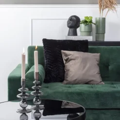 Bougeoir Verre Art Rings L