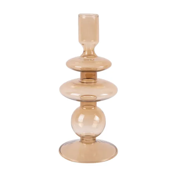 Bougeoir Verre Art Rings M