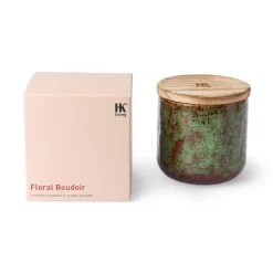 Bougie En Cire Vegetale Parfumee - Jasmin Et Rose