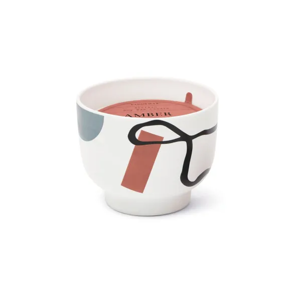 Bougie Parfumee Wabi Sabi En Cire De Soja - Ambre Et Fumee