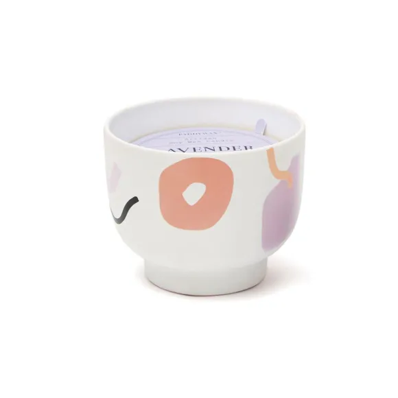 Bougie Parfumee Wabi Sabi En Cire De Soja - Lavande Et Mimosa