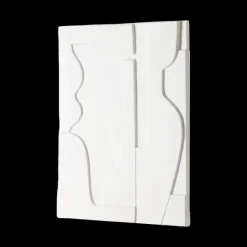 Cadre En Ceramique - 27 X 33 Cm - Blanc Mat