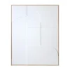 Cadre Relief Art A - 100 X 123 Cm - Blanc Xl