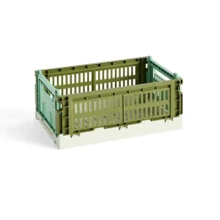 Caisse Crate Mix - Olive / Menthe Foncee
