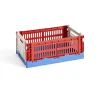 Caisse Crate Mix S - Rouge / Bleu