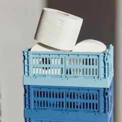 Caisse Crate S - Bleu Dusty