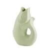 Carafe / Vase Monsieur Carafon Poisson - Vert Mousse