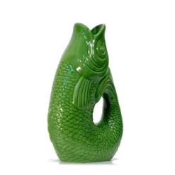 Carafe / Vase Monsieur Carafon Poisson - Vert Bay