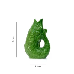 Carafe / Vase Monsieur Carafon Poisson - Vert Bay