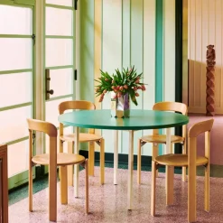 Chaise Rey En Hetre - O 49 X H 80 Cm - Golden