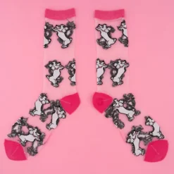 Chaussettes Transparentes Caniche
